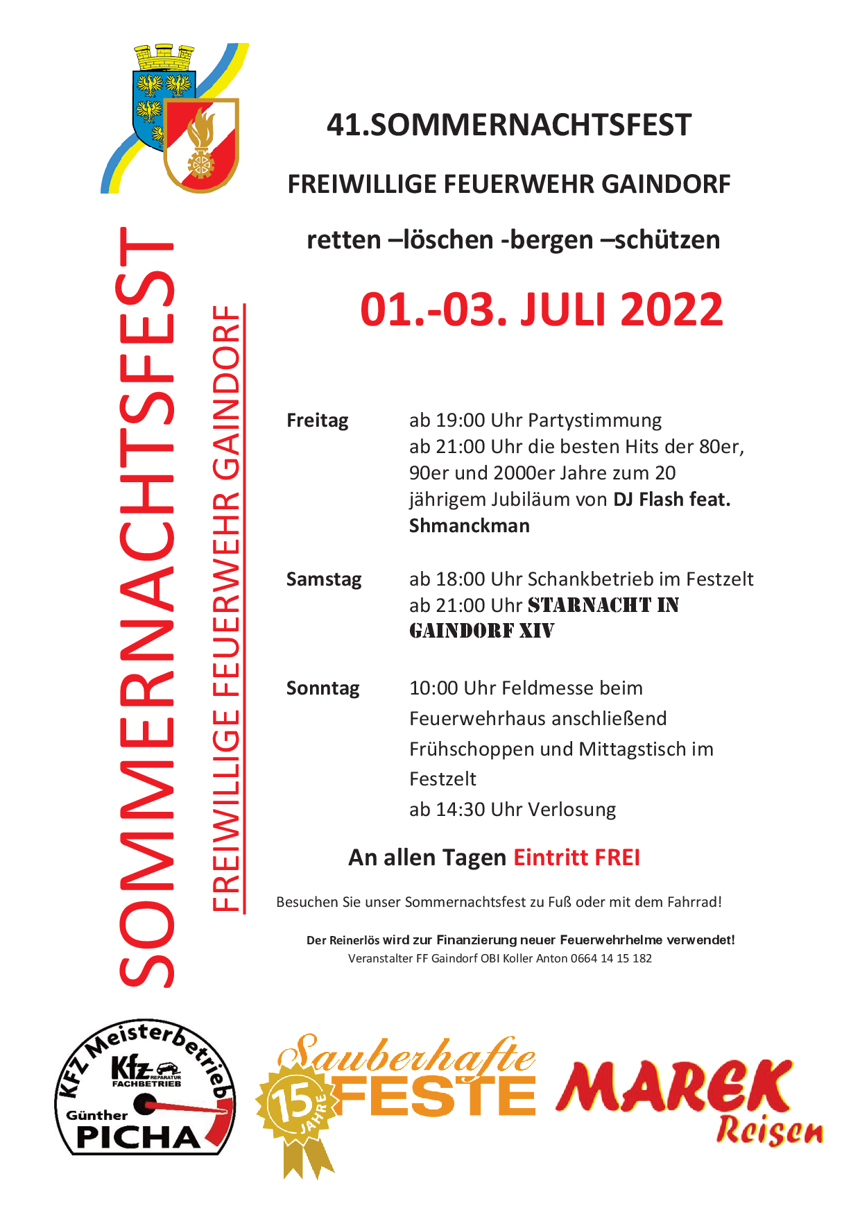 Plakat Sommernachtsfest 2022